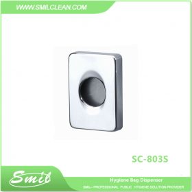 Metal sanitary towel bag dispenser SMIL CLEAN SC-803S